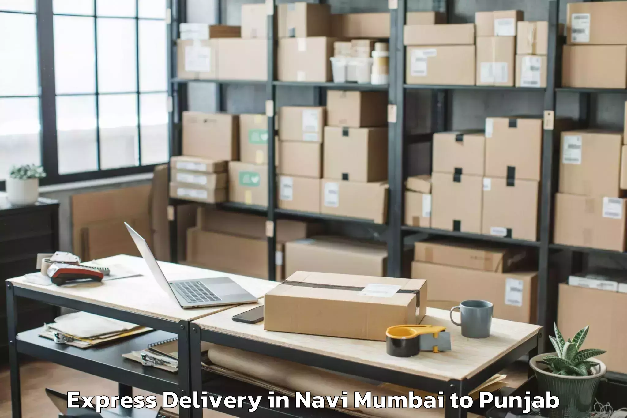 Hassle-Free Navi Mumbai to Rampura Express Delivery